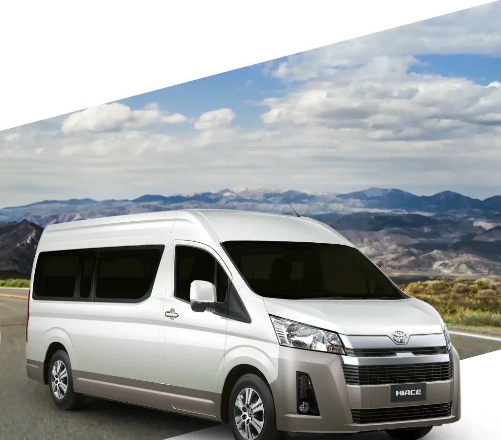 Dumaguete rent a van tourer toyota